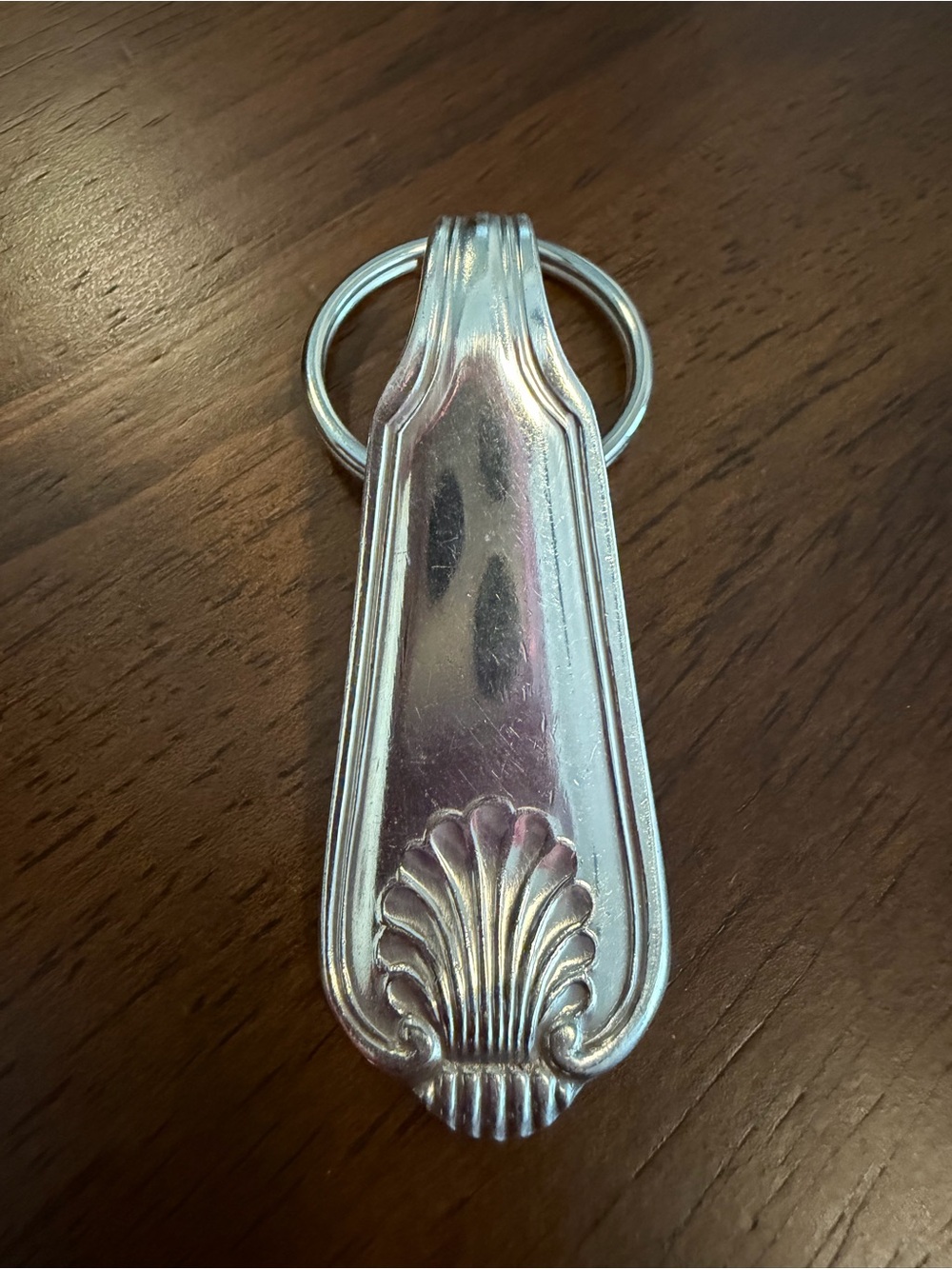 Silver Plated Spoon Purse Clip Keychain